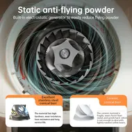 ​HiBREW G3A Coffee Grinder 40mm Conical Burr Air Blower 31 gear Scale Memory Antistatic Manual Auto Visual Bean Storage - Beige 443