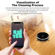 LIECTROUX C30B 5000Pa Robotic Vacuum Cleaner Smart Dynamic Navigation APP Remote Control Smart Wet Mopping Voice Control Compatible with Alexa Google Assistant 401