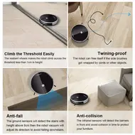 LIECTROUX C30B 5000Pa Robotic Vacuum Cleaner Smart Dynamic Navigation APP Remote Control Smart Wet Mopping Voice Control Compatible with Alexa Google Assistant 401