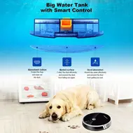 LIECTROUX C30B 5000Pa Robotic Vacuum Cleaner Smart Dynamic Navigation APP Remote Control Smart Wet Mopping Voice Control Compatible with Alexa Google Assistant 401