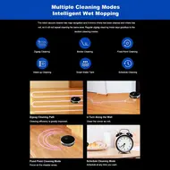 LIECTROUX C30B 5000Pa Robotic Vacuum Cleaner Smart Dynamic Navigation APP Remote Control Smart Wet Mopping Voice Control Compatible with Alexa Google Assistant 401