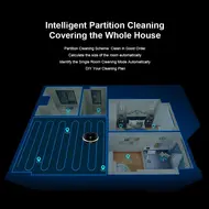 LIECTROUX C30B 5000Pa Robotic Vacuum Cleaner Smart Dynamic Navigation APP Remote Control Smart Wet Mopping Voice Control Compatible with Alexa Google Assistant 401