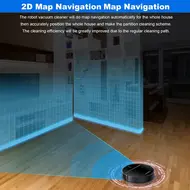 ​LIECTROUX M7S PRO Automatic Robot Vacuum Cleaner 4000Pa Powerful suction Smart Dynamic 2D Map Navigation Accurate Position Wet Mopping APP Remote Control Voice Control Compatible with Alexa Google Assistant 399