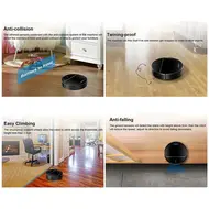 ​LIECTROUX M7S PRO Automatic Robot Vacuum Cleaner 4000Pa Powerful suction Smart Dynamic 2D Map Navigation Accurate Position Wet Mopping APP Remote Control Voice Control Compatible with Alexa Google Assistant 399