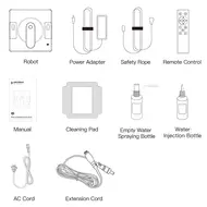 ​LIECTROUX YW509 Window Cleaning Robot 3000Pa Suction 3 Way Water Spray APP Remote Control Smart Path Planning Edge Detection Anti Falling Protection 434