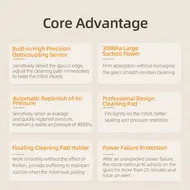 ​LIECTROUX YW509 Window Cleaning Robot 3000Pa Suction 3 Way Water Spray APP Remote Control Smart Path Planning Edge Detection Anti Falling Protection 434