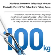 ​LIECTROUX YW509 Window Cleaning Robot 3000Pa Suction 3 Way Water Spray APP Remote Control Smart Path Planning Edge Detection Anti Falling Protection 434