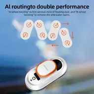 Liectroux HCR 09 window cleaning robot 2800Pa suction 3 automatic cleaning modes UPS function edge detection remote control 375