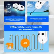 ​Liectroux YW610 robot window cleaner single water spray 2800Pa suction power 30ml water tank border detection remote control 20min power failure protection 379