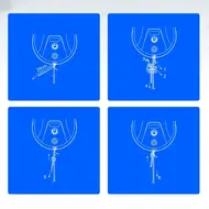 ​Liectroux YW610 robot window cleaner single water spray 2800Pa suction power 30ml water tank border detection remote control 20min power failure protection 379