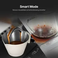 ​MHW-3BOMBER Mini Coffee Scale with Timer 2kg/0.1g Accurate 3 Modes Type-C Rechargeable Portable Digital Scale for Espresso & Pour Over Coffee - White 456