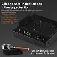 ​MHW-3BOMBER Mini Coffee Scale with Timer 2kg/0.1g Accurate 3 Modes Type-C Rechargeable Portable Digital Scale for Espresso & Pour Over Coffee - White 456