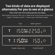 ​MHW-3BOMBER Mini Coffee Scale with Timer 2kg/0.1g Accurate 3 Modes Type-C Rechargeable Portable Digital Scale for Espresso & Pour Over Coffee - White 456