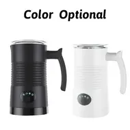 ​Milk Frother 4 in 1 Electric Automatic Hot Cold Foam Maker 400W 11.84oz 350ml Detachable Non Stick Interior for Coffee & Hot Milk - 2Pcs - White 363