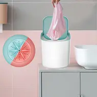 ​Mini Washing Machine Portable Rotating Ultrasonic Turbine Underwear & Socks Washer for Home Dormitory -  White 438