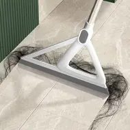 Multifunctional Broom Househole Silicone Floor Scraper & Lightweight Broom Sweeper for Living Room Kitchen Bathroom - Qrange 429