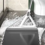 Multifunctional Broom Househole Silicone Floor Scraper & Lightweight Broom Sweeper for Living Room Kitchen Bathroom - Qrange 429