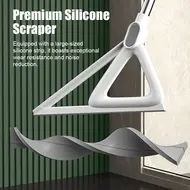 Multifunctional Broom Househole Silicone Floor Scraper & Lightweight Broom Sweeper for Living Room Kitchen Bathroom - Qrange 429