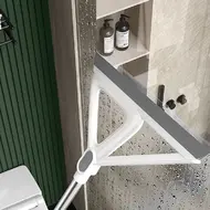 Multifunctional Broom Househole Silicone Floor Scraper & Lightweight Broom Sweeper for Living Room Kitchen Bathroom - Qrange 429