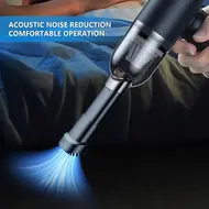 ​Multifunctional Car Vacuum Cleaner Portable Brushless 98000rpm Vacuum Cleaner Household Cordless Dual Purpose Vacuum Cleaner High Power Vacuum Cleaner with LED Lighting - White 392