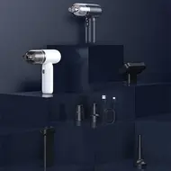 ​Multifunctional Car Vacuum Cleaner Portable Brushless 98000rpm Vacuum Cleaner Household Cordless Dual Purpose Vacuum Cleaner High Power Vacuum Cleaner with LED Lighting - White 392