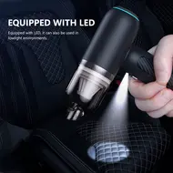 ​Multifunctional Car Vacuum Cleaner Portable Brushless 98000rpm Vacuum Cleaner Household Cordless Dual Purpose Vacuum Cleaner High Power Vacuum Cleaner with LED Lighting - White 392