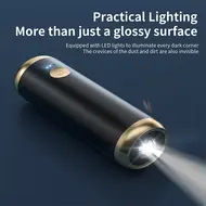 ​Multifunctional cordless car vacuum cleaner High performance home vacuum cleaner 3-in-1 vacuum cleaner and power bank and light - White 411