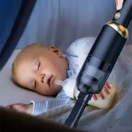 ​Multifunctional cordless car vacuum cleaner High performance home vacuum cleaner 3-in-1 vacuum cleaner and power bank and light - White 411