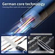 ​Multifunctional cordless car vacuum cleaner High performance home vacuum cleaner 3-in-1 vacuum cleaner and power bank and light - White 411