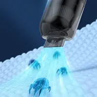 ​Multifunctional cordless car vacuum cleaner High performance home vacuum cleaner 3-in-1 vacuum cleaner and power bank and light - White 411