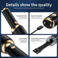 ​Multifunctional cordless car vacuum cleaner High performance home vacuum cleaner 3-in-1 vacuum cleaner and power bank and light - White 411