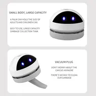 ​Portable Cute Cartoon Vacuum Cleaner Cordless Table Vacuum Cleaner Mini Desktop Vacuum Cleaner 389