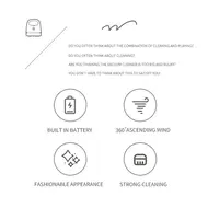 ​Portable Cute Cartoon Vacuum Cleaner Cordless Table Vacuum Cleaner Mini Desktop Vacuum Cleaner 389