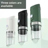 ​Portable Electric Espresso Coffee Machine Cordless 3oz Single Serve Mini Maker with 3 IN 1 Coffee Powder/N/DG Capsule 20Bar Pump Rechargeable 9600mAh Battery for Heat and Cold Brew - White 445