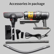 ​SOKANY 2 in 1 Handheld Vacuum Cleaner for Home 2000W 15000Pa Household 3 Gear Adjustable Vacuum Cleaner with Removable Stick Rotating Head 3 Suction Nozzles 1.1L Visible Dust Cup 435