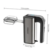 ​SOKANY 6651 Electric Hand Mixer 800W 5 Speeds with Dough Hook for Whipping Mixing Cookies Cakes Eggs & Dough 364