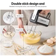 ​SOKANY 6651 Electric Hand Mixer 800W 5 Speeds with Dough Hook for Whipping Mixing Cookies Cakes Eggs & Dough 364