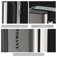 ​SOKANY 6651 Electric Hand Mixer 800W 5 Speeds with Dough Hook for Whipping Mixing Cookies Cakes Eggs & Dough 364