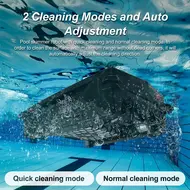 Solar Powered Cordless Robotic Pool Cleaner with Dual Charging 2 Cleaning Modes Automatic Obstacle Avoidance and Escape Function Rechargeable Pool Skimmer Robot with 2500mAh Battery Removable Basket 380