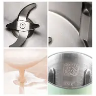 ​Soymilk Maker 350mL Multifunction Machine Juicer Soy Milk Stainless Steel Blade Multi Cooker Mixer for Rice Cereal Boiling Water Baby Food 367