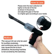 Vacuum Kit X3 Max Handheld Jet Fan Vacuum Cleaning Accessories Practical Turbofan Accessories 390