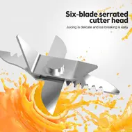 XIP8 Portable Blender for Shakes and Smoothies 16OZ 15W Magnetic Charging 20000rpm 6 Sharp Blades Waterproof Multifunctional Household Electric Juicer Cup 370