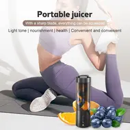 XIP8 Portable Blender for Shakes and Smoothies 16OZ 15W Magnetic Charging 20000rpm 6 Sharp Blades Waterproof Multifunctional Household Electric Juicer Cup 370