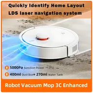 ​Xiaomi Mijia 3C Enhanced Edition High performance robot vacuum and mop combination 376