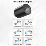 ​LCD digital thermostatic radiator valve for Tuya Zigbee APP mini radiator valve smart temperature controller automatic radiator voice control thermostat control switch touchscreen - White 559