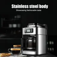 ​1050W Programmable Coffee Maker with Timer 1.2L Large Capacity 2-8 Cups Grind and Brew Automatic Drip Coffee Machine with BuiltIn Burr Coffee Grinder 483