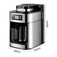 ​1050W Programmable Coffee Maker with Timer 1.2L Large Capacity 2-8 Cups Grind and Brew Automatic Drip Coffee Machine with BuiltIn Burr Coffee Grinder 483