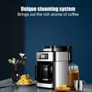 ​1050W Programmable Coffee Maker with Timer 1.2L Large Capacity 2-8 Cups Grind and Brew Automatic Drip Coffee Machine with BuiltIn Burr Coffee Grinder 483
