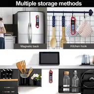 ​2 in 1 Dual Probe Instant Reading Food Meat Thermometer for Kitchen Cooking Oven Grilling with Alarm Backlight Waterproof 532