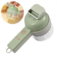 ​4 In 1 Handheld Electric Food Chopper Vegetable Cutter Set  USB Powered for Garlic Chili Onion Celery Ginger 510